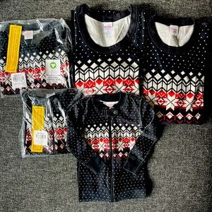 NWT & NWOT Hanna Andersson Heritage Fairisle family pajamas set